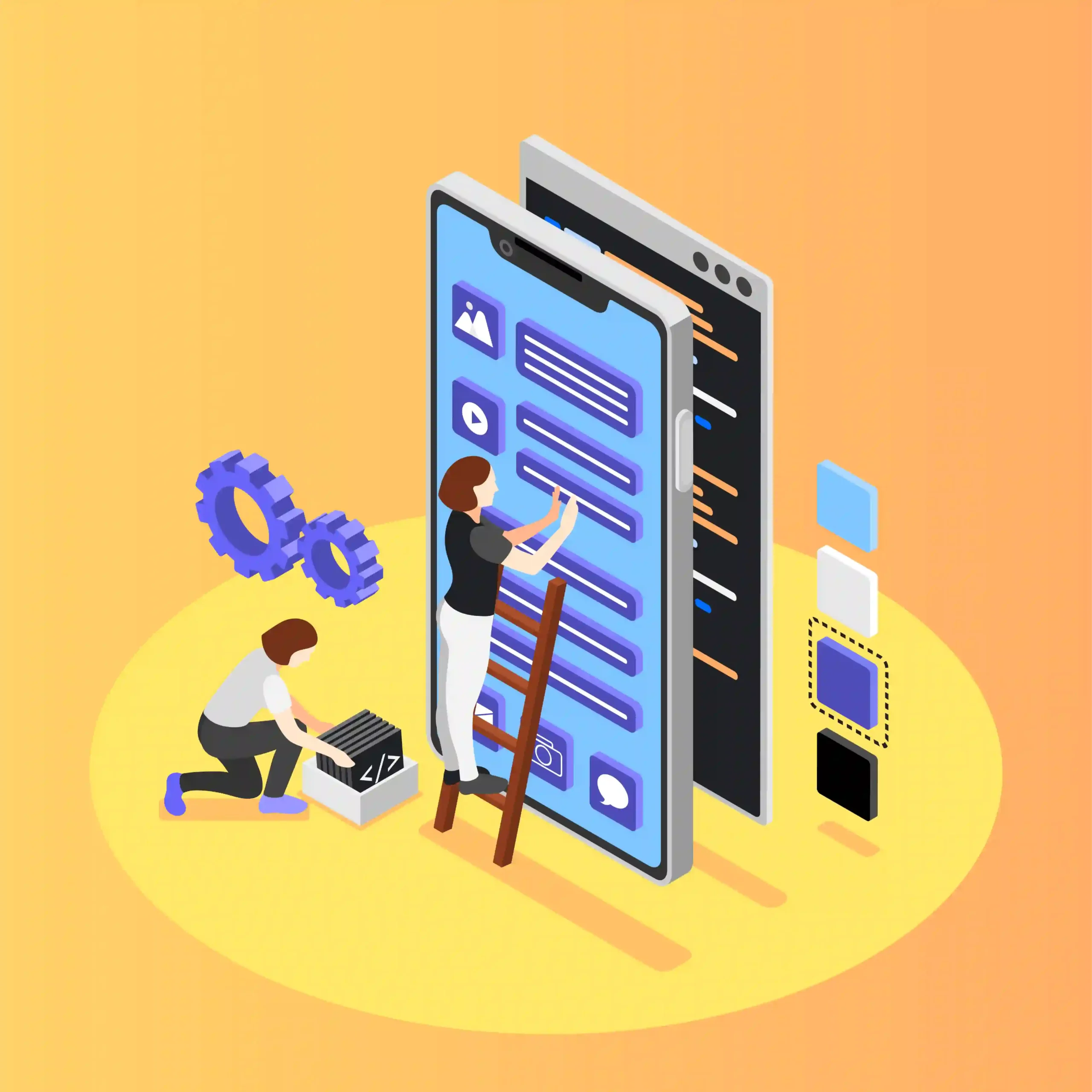 Web application development process