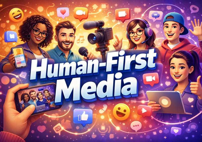 Human-first-media